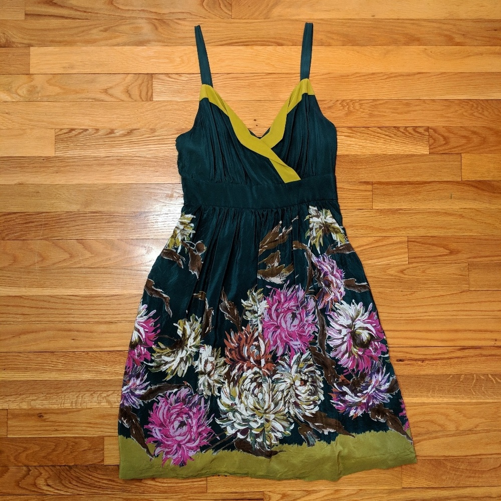 SOLD! ANTHROPOLOGIE MAEVE Blue Sleeveless Dress